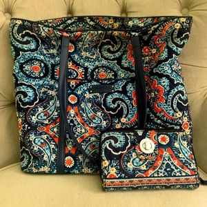 Vera Bradley Matching Tote & Wallet
